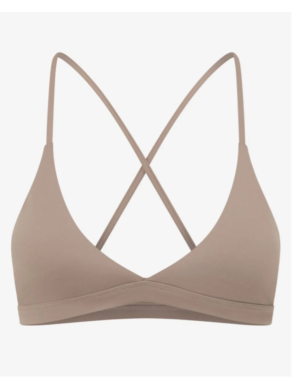 Women's CSB Beige Form Noa Crop Sports Bra L - Picture 1 of 8